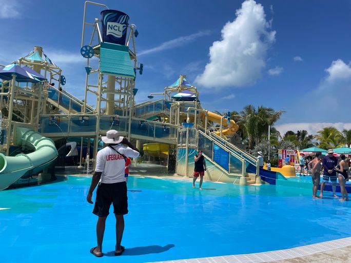 Splash Cay is the family-friendly area of the new Great Tides Waterpark Splash Cay is the family-friendly area of the new Great Tides Waterpark