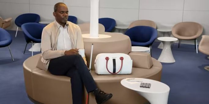 Blind traveler Air France SAPHIR: Accessible Travel, blind traveler,
