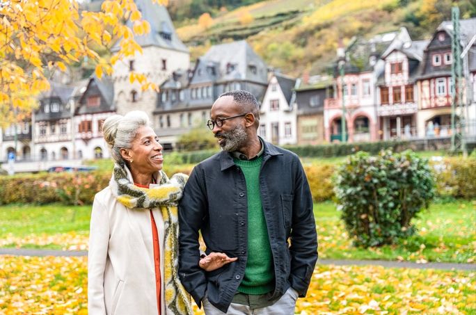A couple on an Insight Vacations tour.