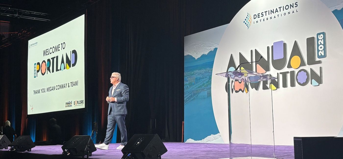 Image: Destinations International 2026 Annual Convention opening session in Portland, Oregon. (Photo Credit: Destinations International)