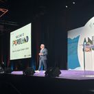 Destinations International 2026 Annual Convention opening session in Portland, Oregon