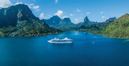 Paul Gauguin Cruises in Bora Bora, French Polynesia.