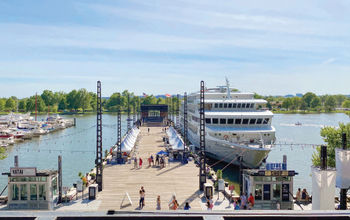 American Constitution docked at The Wharf.
