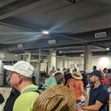 Airport security line