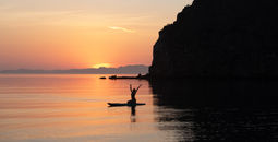 Paddleboarding in Baja California Sur
