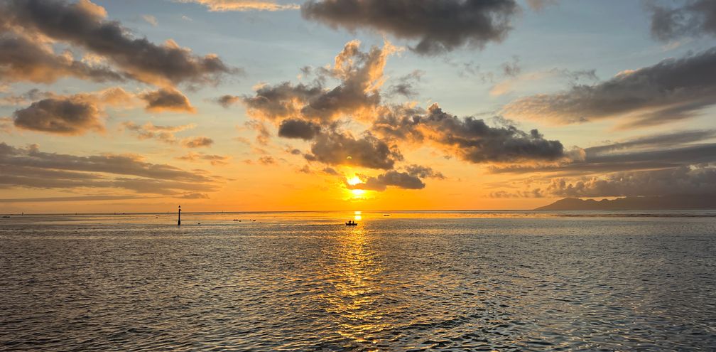 Sunset on Tahiti