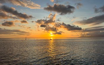Sunset on Tahiti