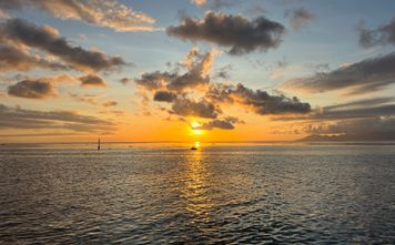 Sunset on Tahiti