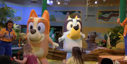 Bluey and Bingo at AWalt Disney World