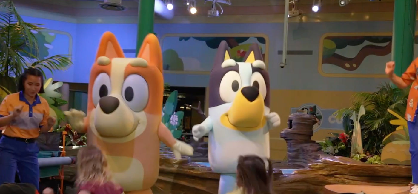 Photo: Animal Kingdom now features Bluey and Bingo (Photo Credit: Walt Disney World)