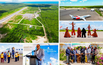 Barbura airport opening ceremony