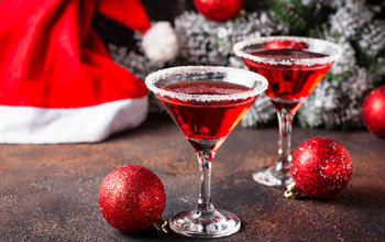 A festive Christmas martini