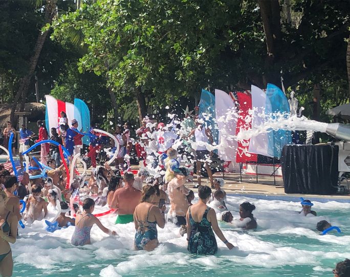 Foam parties at Impressive Resorts Foam parties at Impressive Resorts