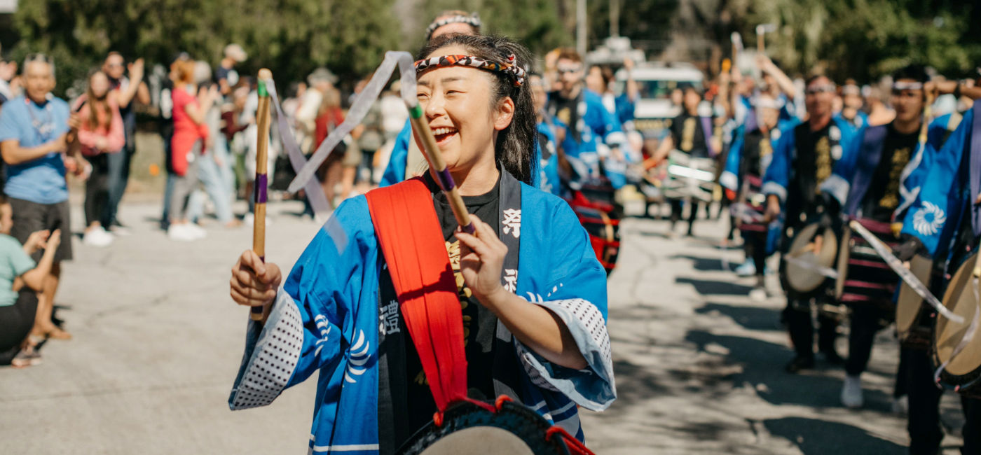 Image: Performers celebrate the Lunar New Year in Orlando's Dragon Parade 2024. (Photo Credit: Visit Orlando)