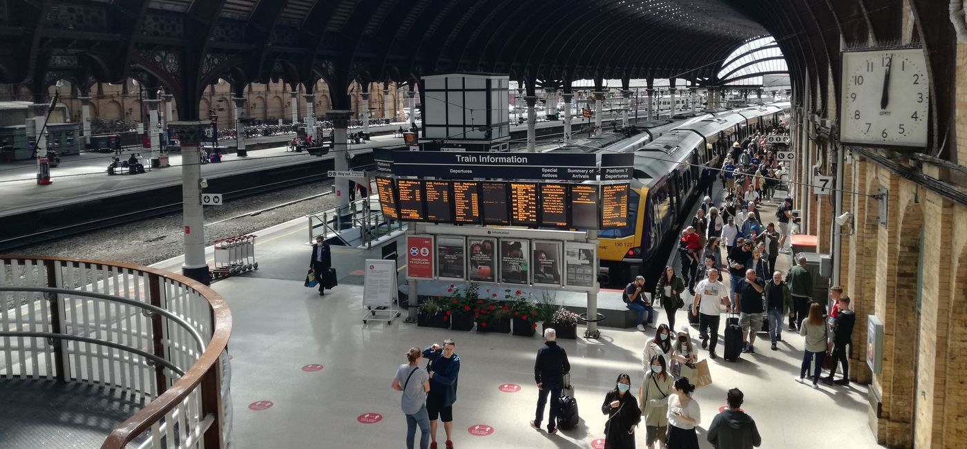Image: York Station in England (Photo Credit: Scott Hartbeck)