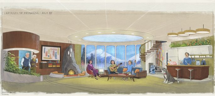 Rendering of the Carousel of Progress at Walt Disney World. Rendering of the Carousel of Progress at Walt Disney World.
