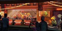 The Electric Mayhem at Disney's Hollywood Studios Rock 'n' Roller Coaster