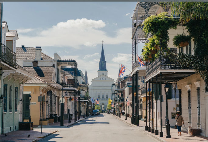 The streets of New Orleans' dynamic French Quarter The streets of New Orleans' dynamic French Quarter