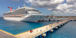 Cozumel, Mexico cruise port, carnival ship,