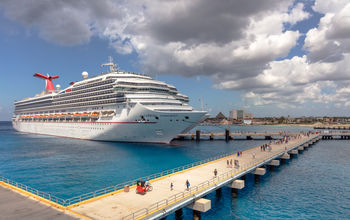 Cozumel, Mexico cruise port, carnival ship,