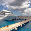 Cozumel, Mexico cruise port, carnival ship,