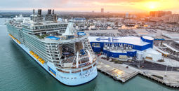 Royal Caribbean International’s new $125 million cruise terminal in Galveston.
