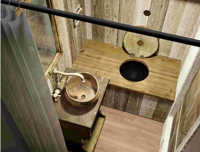 The Heritage Cabin takes guests back in time.