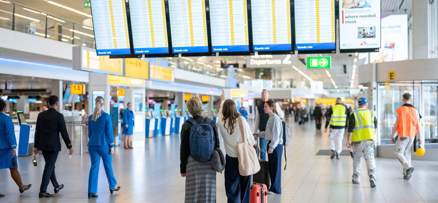 Image: Amsterdam Airport Schiphol terminal. (Photo Credit: Amsterdam Airport Schiphol Media)