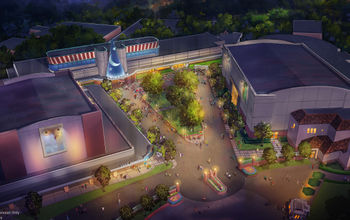 Rendering of The Magic of Disney Animation area coming to Disney's Hollywood Studios in summer 2026.