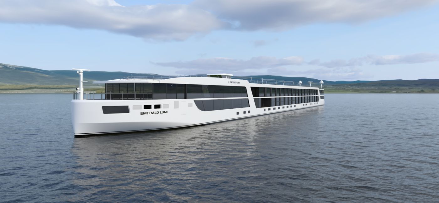 Image: A rendering of the Emerald Lumi (Photo Credit: Emerald Cruises)
