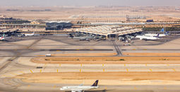 King Khalid International Airport in Riyadh, Saudi Arabia