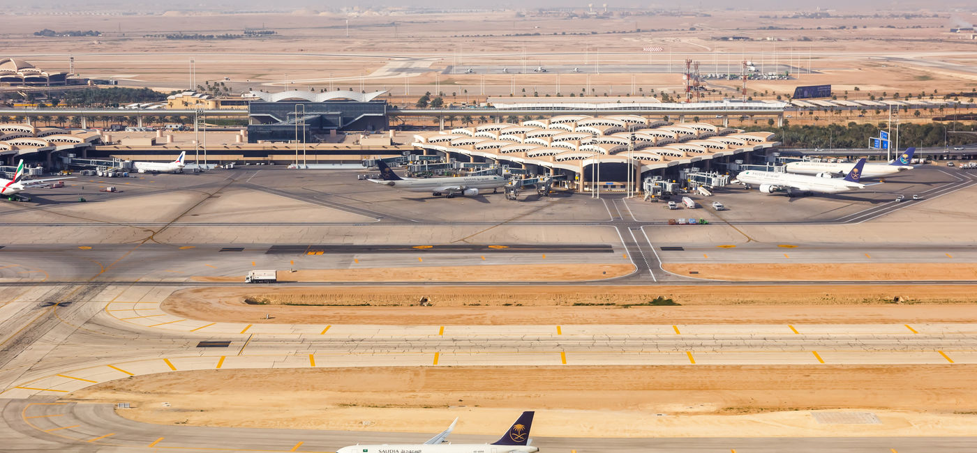 Image: L'aéroport international King Khalid, à Riyad (Photo Credit: Adobe/Markus Mainka)