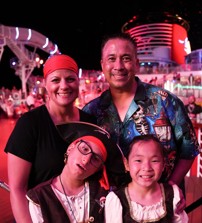 Anthony DiDonato and his family aboard the Disney Wish. Anthony DiDonato and his family aboard the Disney Wish.