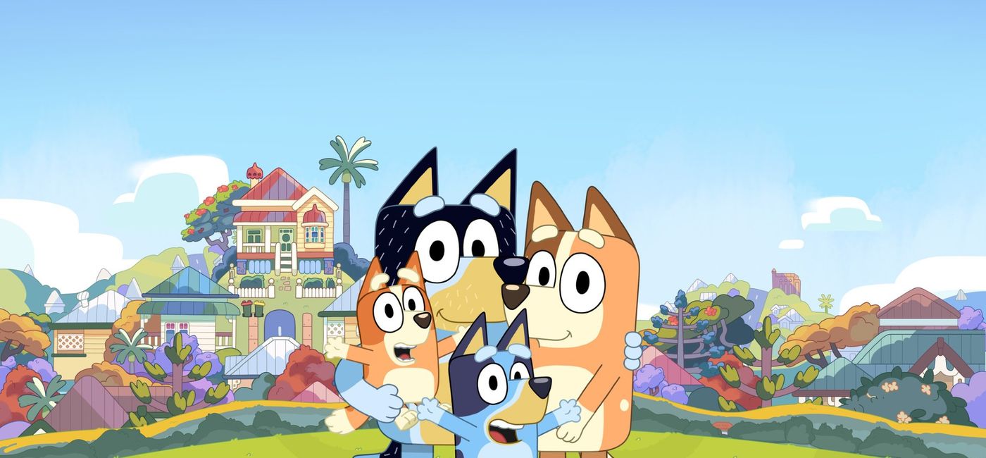 Image: Characters from the beloved animated series, 'Bluey'. (Photo Credit: Disney)