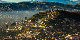 View of El Panecillo in Ecuador