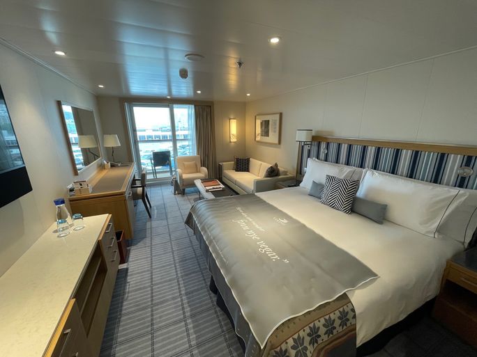 Viking Saturn veranda stateroom -- every stateroom has a veranda