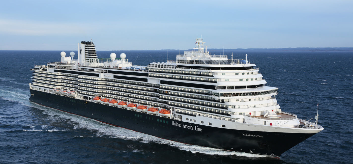 Image: Holland America Line's Pinnacle Class ship, the MS Koningsdam. (photo courtesy of Holland America Line)