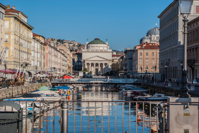 Trieste, Italy, canal