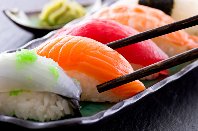 Eating sushi in Japan Asian Adventure Culinary Delights