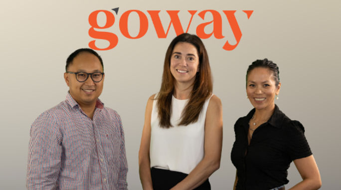 Marc Sison (left), Bronwyn Hodge (center) and Reesa Avelino (right)
