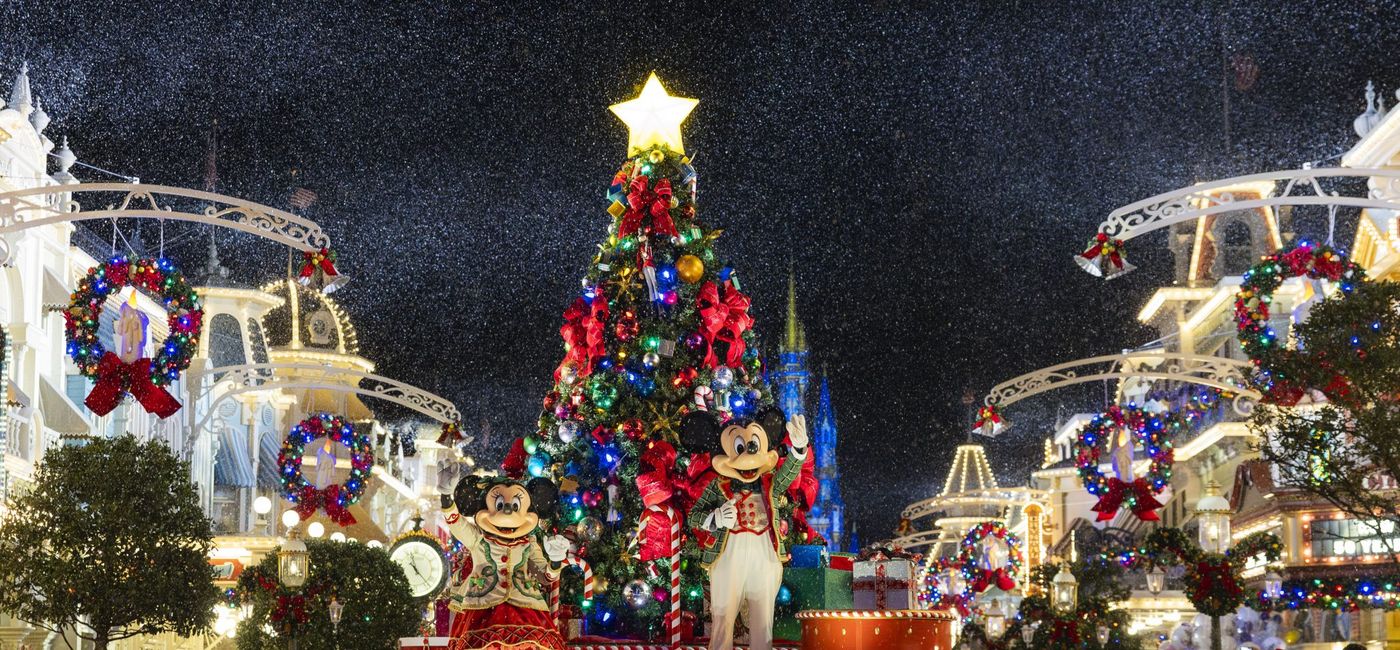 Image: Christmas at Disney World. (Photo Credit: Walt Disney World Resort Media)