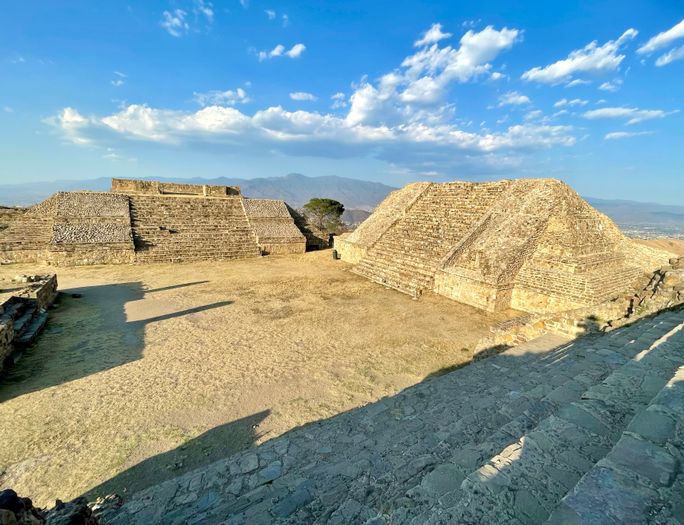 Monte Alban archeological site, Oaxaca