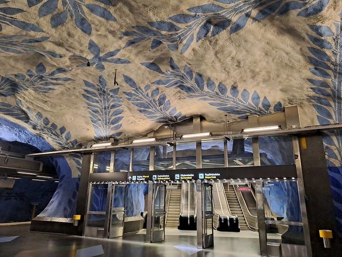 Stockholm, Metro Station