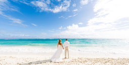 Beach wedding at Majestic Resorts Punta Cana