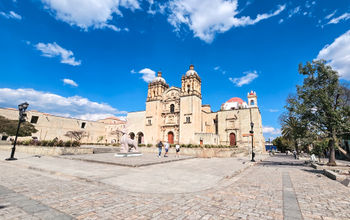 The Church of Santo Domingo de Guzman in Oaxaca, Mexico.