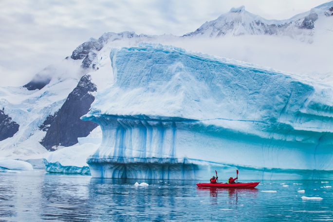 Kayaking in Antarctica Kayaking in Antarctica