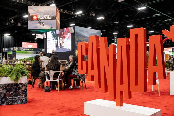 Destination Canada ITAC booth