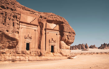 Desert ruins in Saudi Arabia