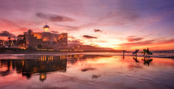 Twilight colors in Las Palmas de Gran Canaria