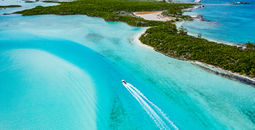 The Exuma Cay's Land and Sea Park in the Bahamas.